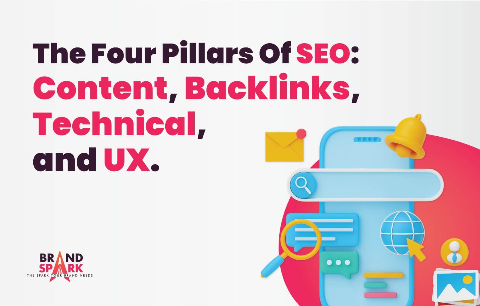 The Four Pillars of SEO: Content, Backlinks, Technical, and UX
